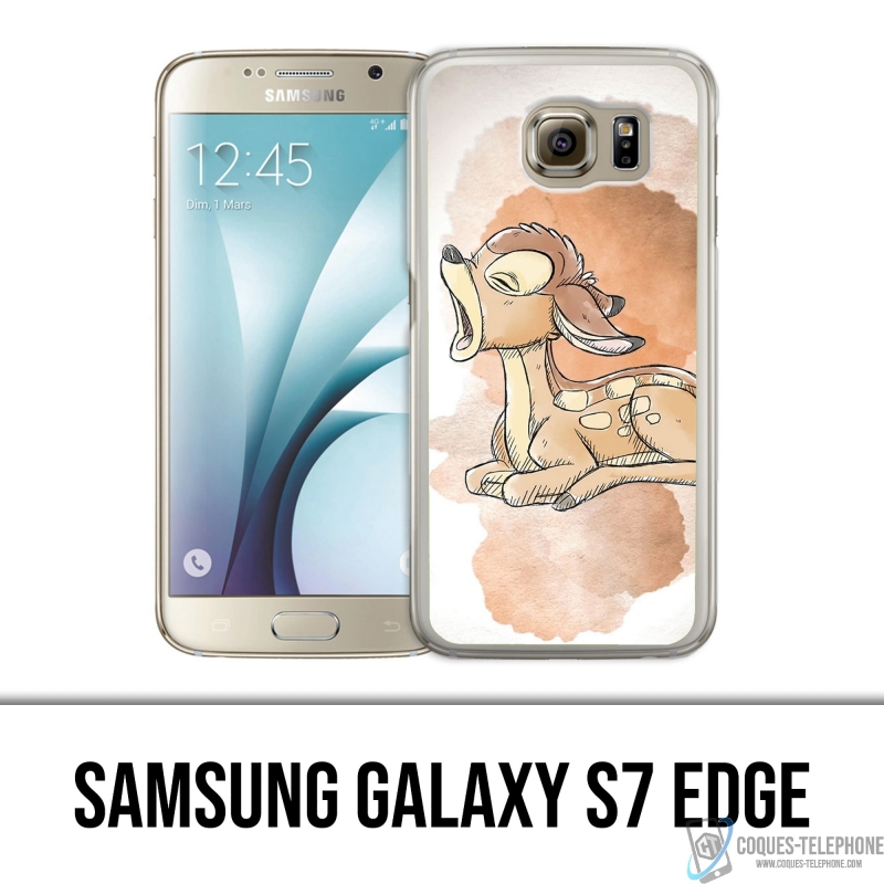 Cover Samsung Galaxy S7 edge - Disney Bambi Pastel