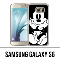 Samsung Galaxy S6 Hülle - Mickey Black And White