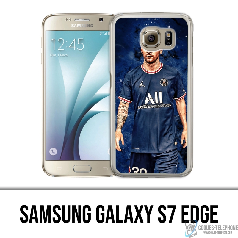 Conversacional Shipley imagina Funda para Samsung Galaxy S7 edge - Messi PSG Paris Splash