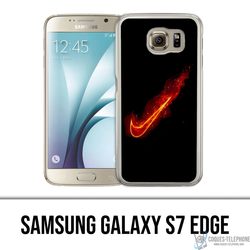 Coque Samsung Galaxy S7 edge - Nike Feu