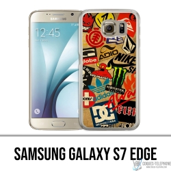 Coque Samsung Galaxy S7 edge - Skate Logo Vintage