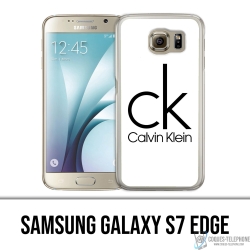 Funda Samsung Galaxy S7 edge - Calvin Klein Logo White