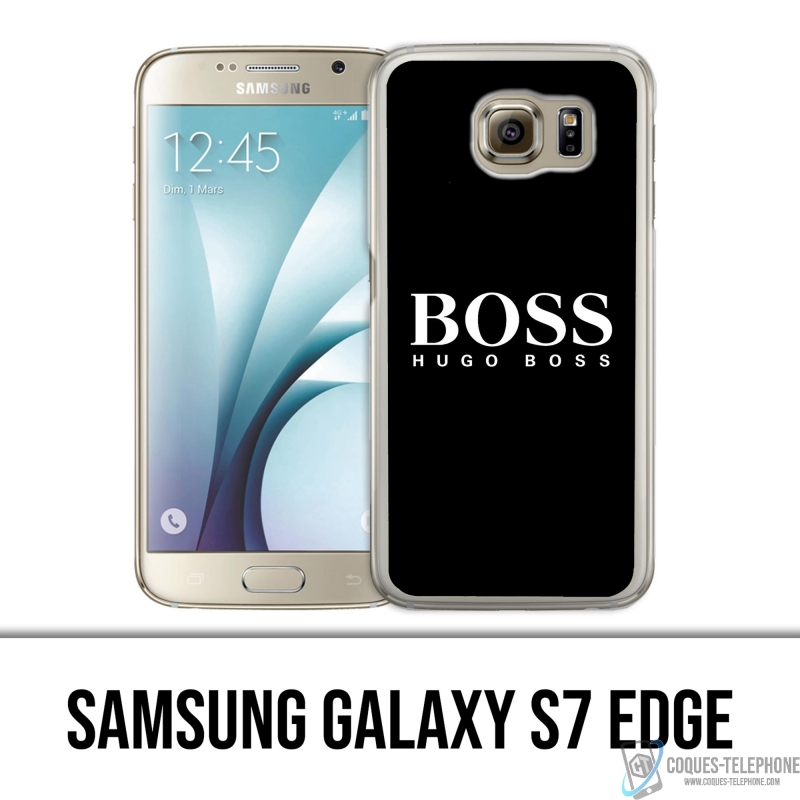 Coque Samsung Galaxy S7 edge - Hugo Boss Noir
