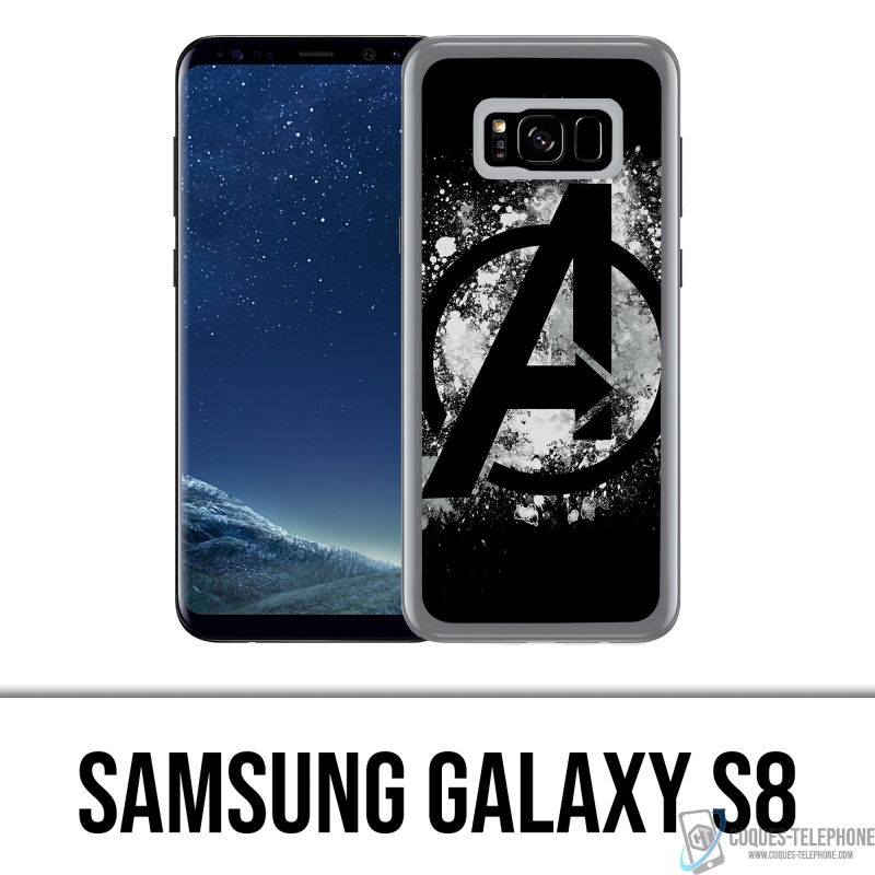 Cover Samsung Galaxy S8 - Logo Avengers Splash