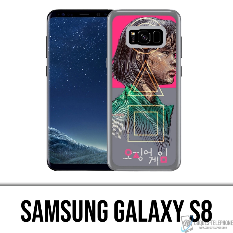 Coque Samsung Galaxy S8 - Squid Game Girl Fanart