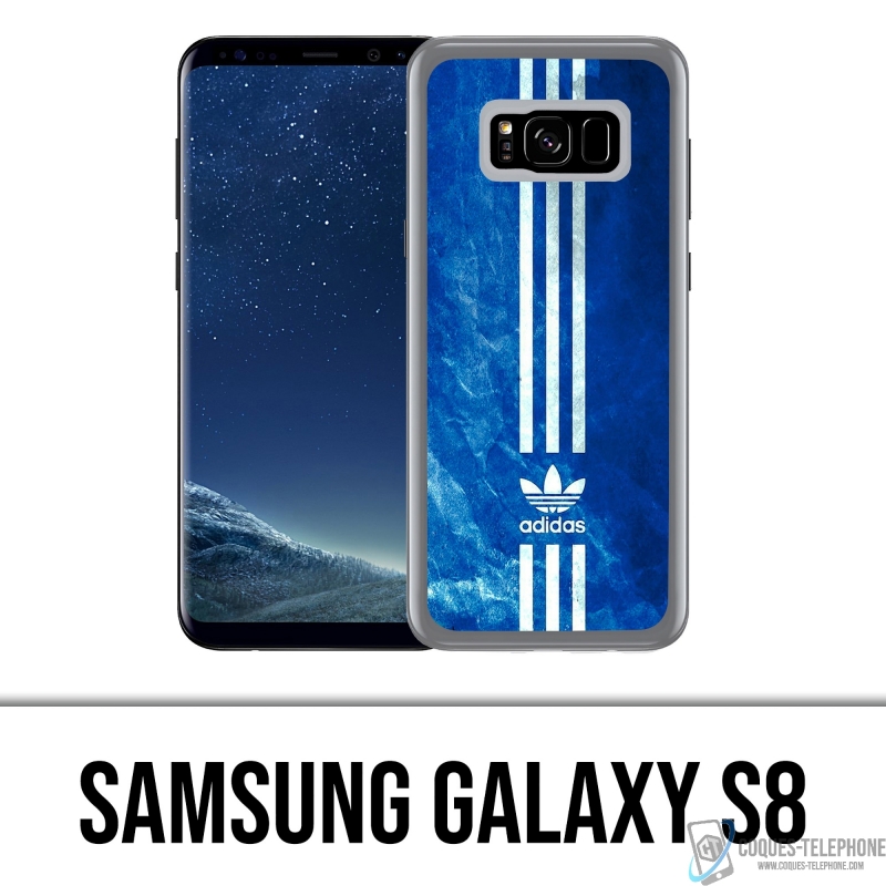 Custodia per Samsung Galaxy S8 - Adidas strisce blu