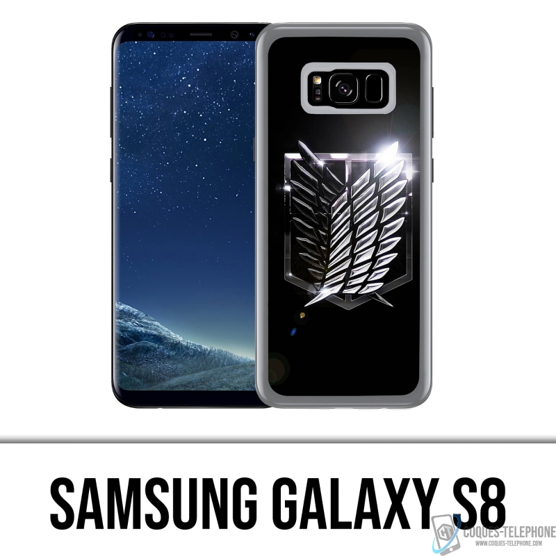 Funda Samsung Galaxy S8 - Logotipo de Attack On Titan