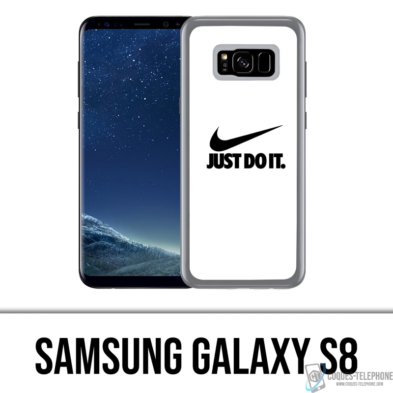 Samsung Galaxy S8 Case - Nike Just Do It Weiß