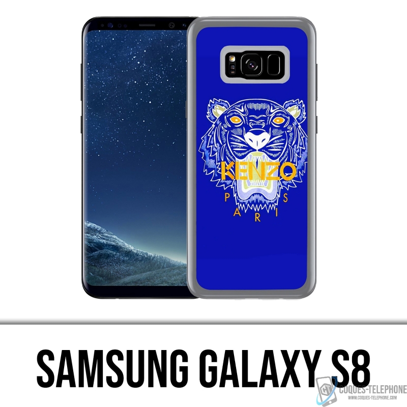 Samsung Galaxy S8 case - Kenzo Blue Tiger