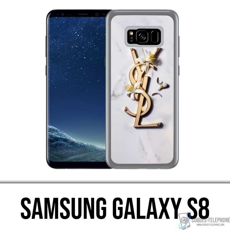 Samsung Galaxy S8 Case - YSL Yves Saint Laurent Marmorblumen