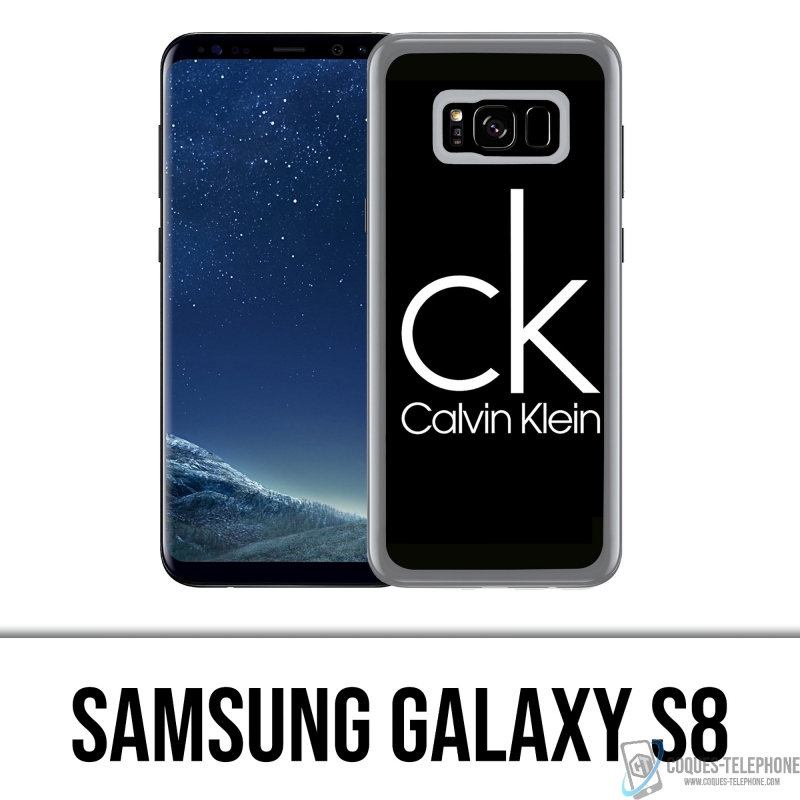 Custodia Samsung Galaxy S8 - Logo Calvin Klein Nera