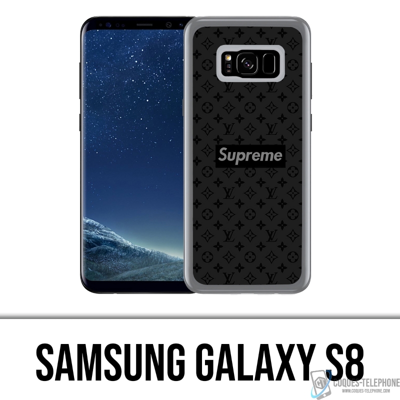 Coque Samsung Galaxy S8 - Supreme Vuitton Black