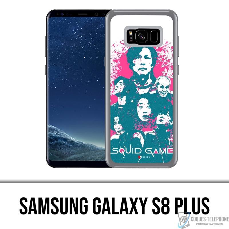 Custodia Samsung Galaxy S8 Plus - Squid Game Characters Splash