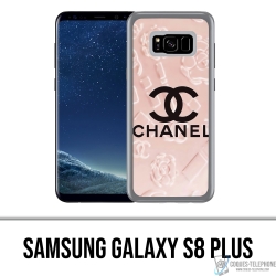 Coque Samsung Galaxy S8 Plus - Chanel Fond Rose