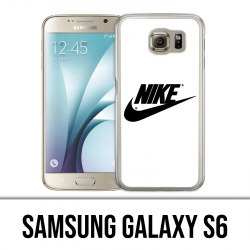 Coque Samsung Galaxy S6 - Nike Logo Blanc