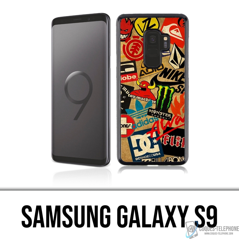 Coque Samsung Galaxy S9 - Skate Logo Vintage