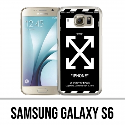 Coque Samsung Galaxy S6 - Off White Noir
