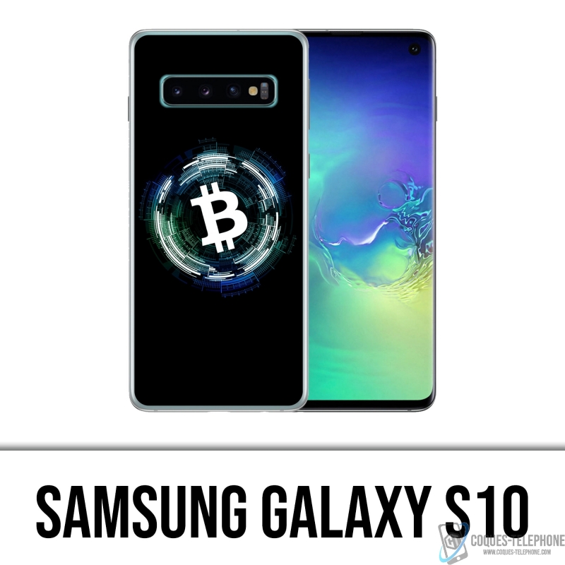 Coque Samsung Galaxy S10 - Bitcoin Logo