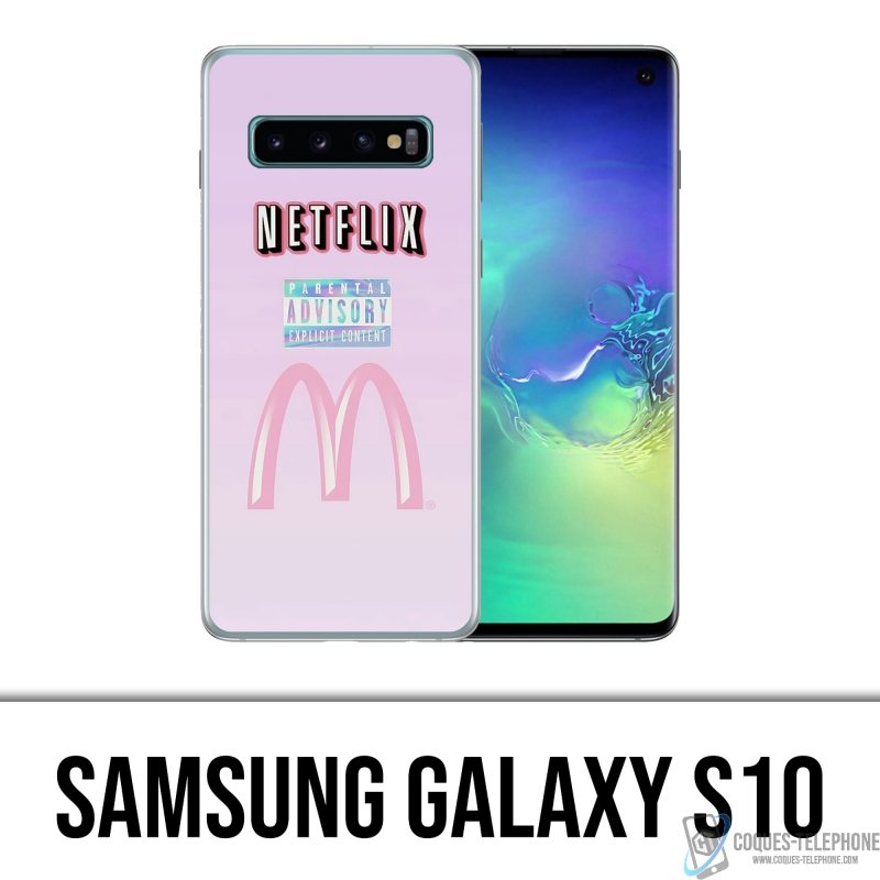 Coque Samsung Galaxy S10 - Netflix And Mcdo