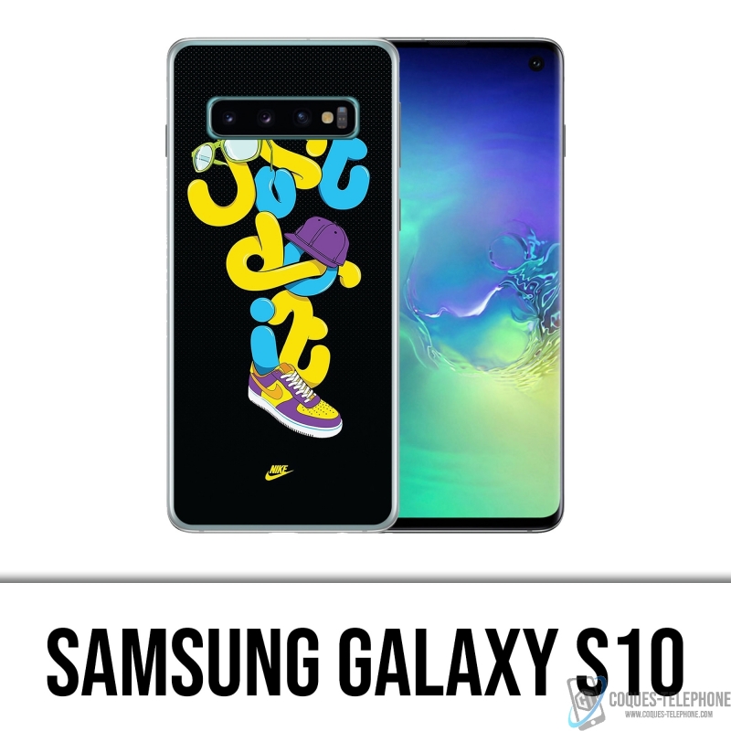 Coque Samsung Galaxy S10 - Nike Just Do It Worm