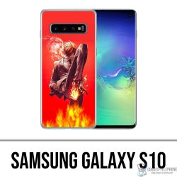 Custodia per Samsung Galaxy S10 - One Piece Sanji