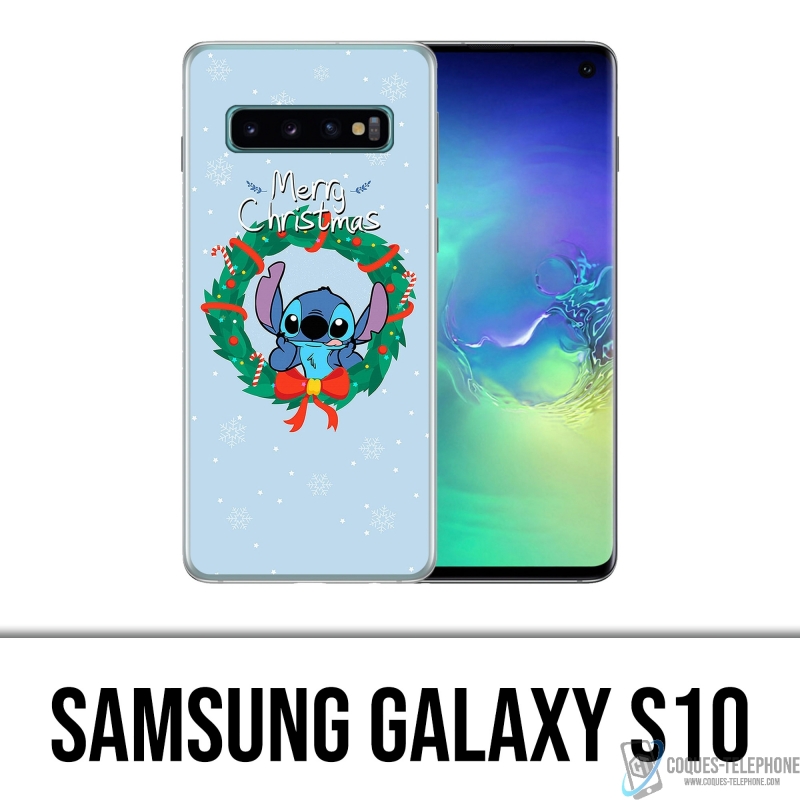 Custodia Samsung Galaxy S10 - Stitch Buon Natale
