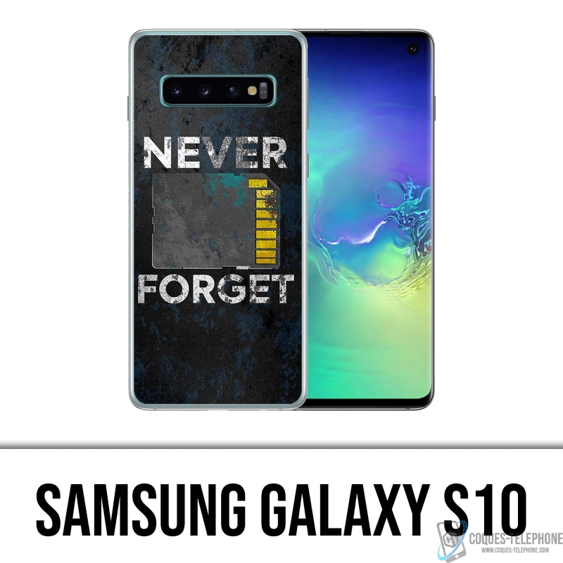 Custodia per Samsung Galaxy S10 - Non dimenticare mai