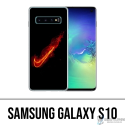 Coque Samsung Galaxy S10 - Nike Feu