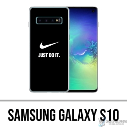 Funda para Samsung Galaxy S10 - Nike Just Do It Negra
