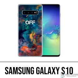 Coque Samsung Galaxy S10 - Off White Color Cloud