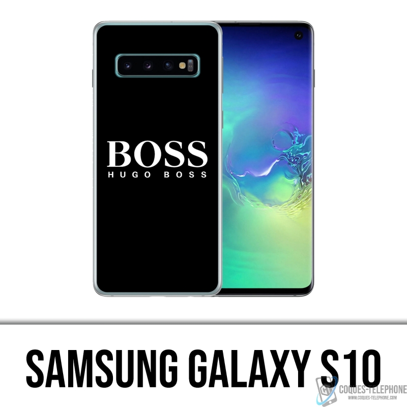 Coque Samsung Galaxy S10 - Hugo Boss Noir