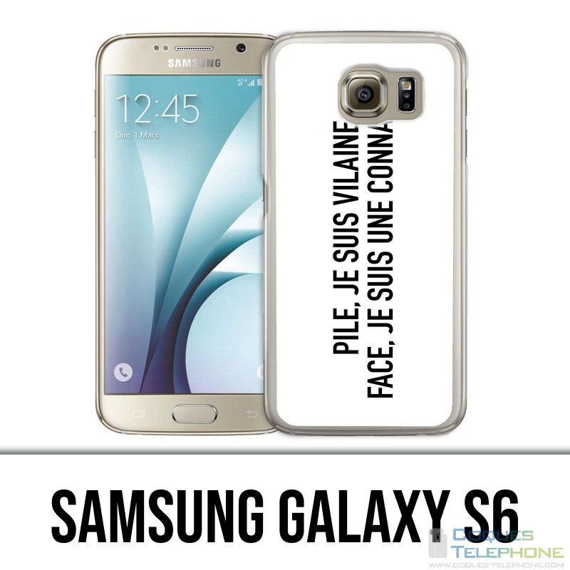 Custodia Samsung Galaxy S6 - Naughty Stack Face Connasse