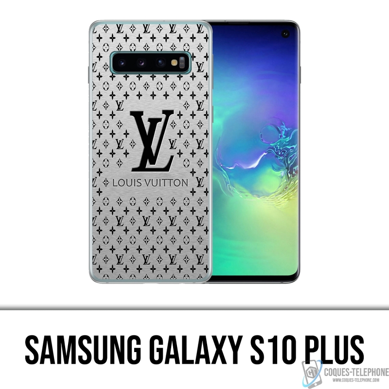 LOUIS VUITTON PATTERN GRAY Samsung Galaxy S10 Plus Case Cover
