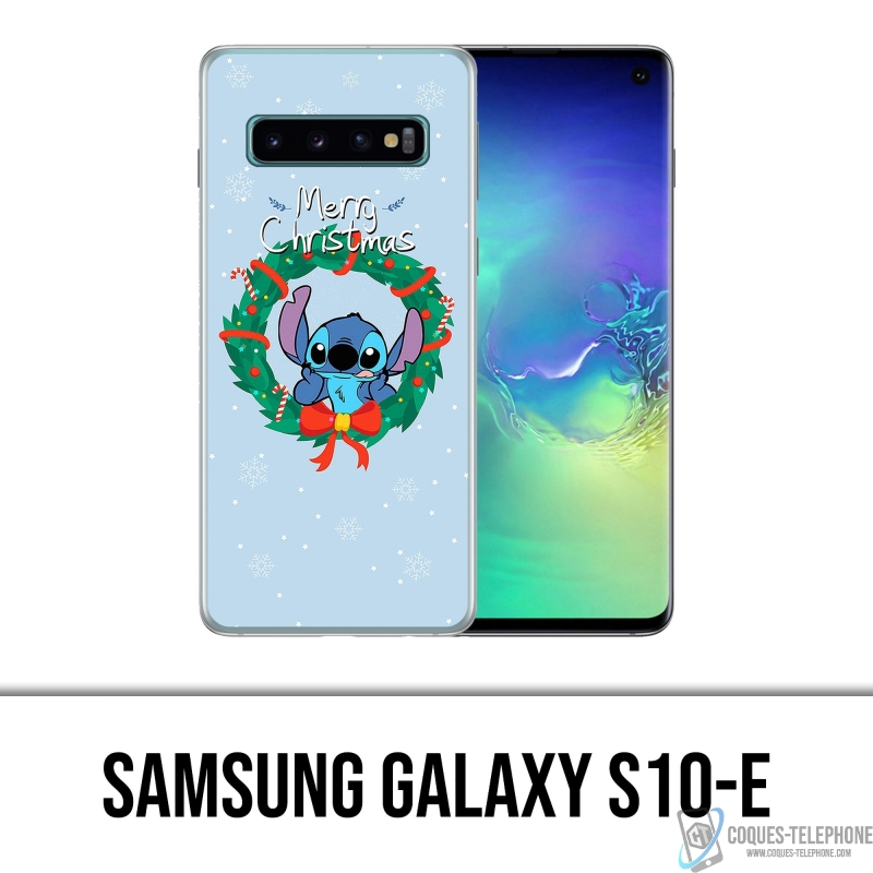 Custodia per Samsung Galaxy S10e - Stitch Merry Christmas