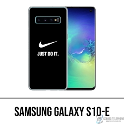 Samsung Galaxy S10e Case - Nike Just Do It Schwarz