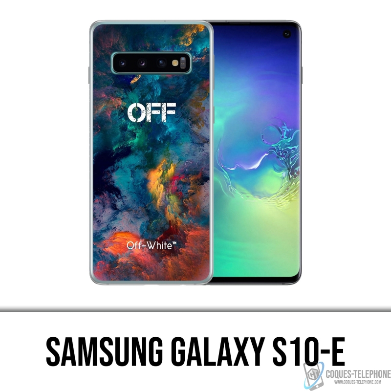 Custodia per Samsung Galaxy S10e - Nuvola di colore bianco sporco