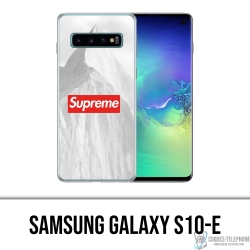 Custodia per Samsung Galaxy S10e - Montagna Bianca Suprema