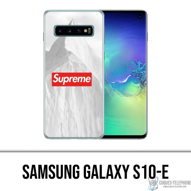 Custodia per Samsung Galaxy S10e - Montagna Bianca Suprema