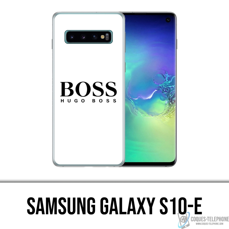 Custodia per Samsung Galaxy S10e - Hugo Boss bianca
