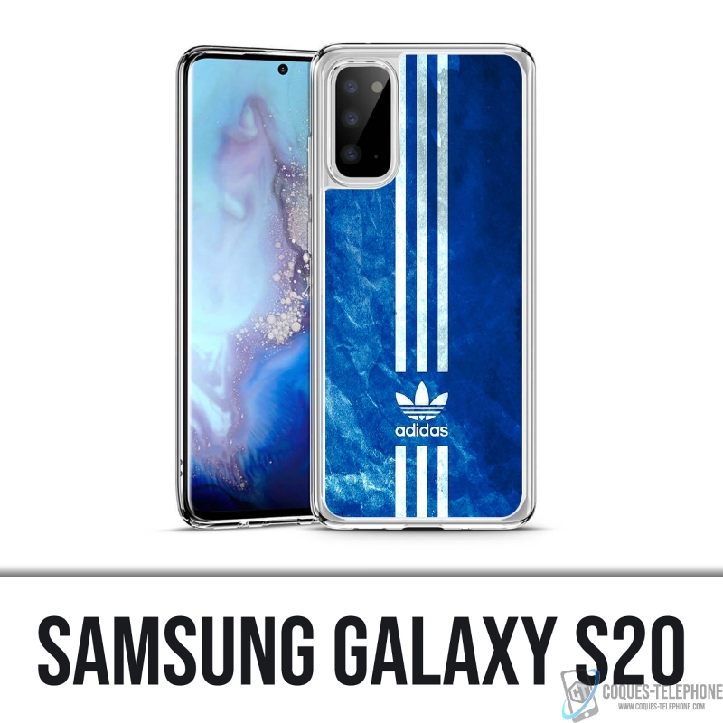 Custodia Samsung Galaxy S20 - Adidas strisce blu