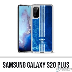 Coque Samsung Galaxy S20 Plus - Adidas Bandes Bleu