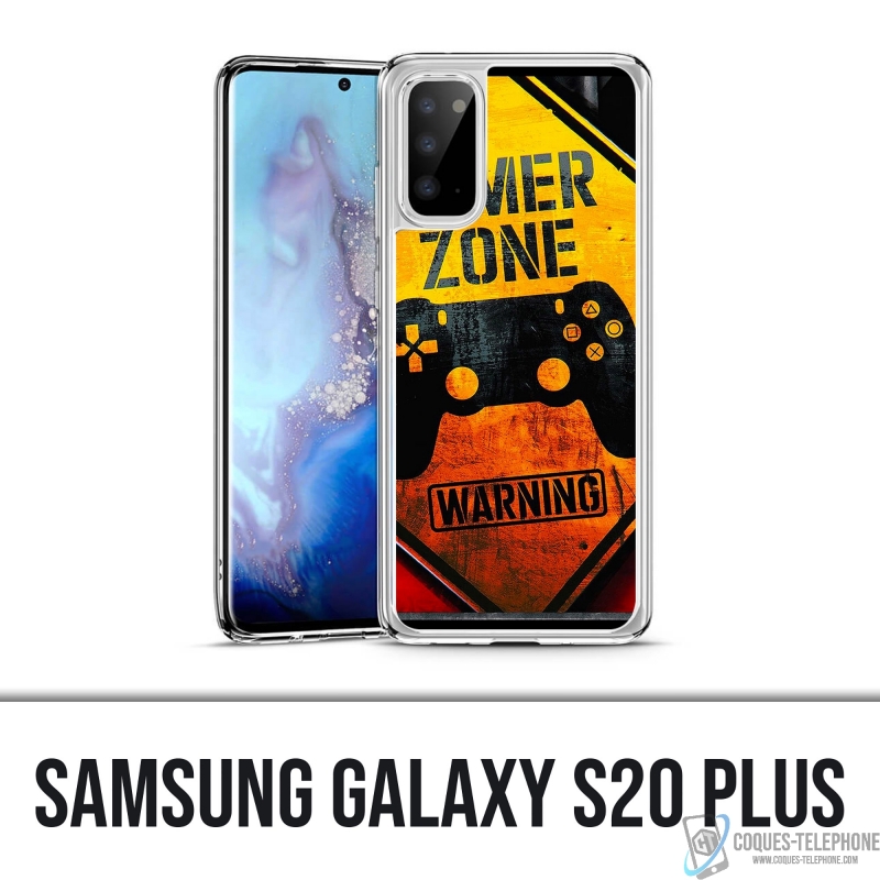 Samsung Galaxy S20 Plus Case - Gamer Zone Warnung