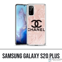 Samsung Galaxy S20 Plus Case - Chanel Rosa Hintergrund