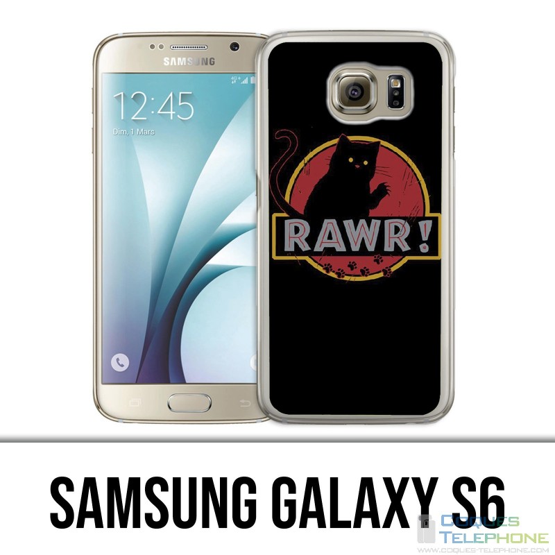 Carcasa Samsung Galaxy S6 - Rawr Jurassic Park