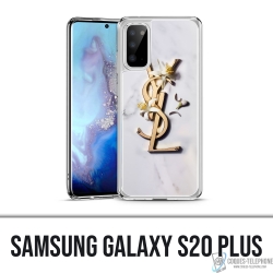 Coque Samsung Galaxy S20 Plus - YSL Yves Saint Laurent Marbre Fleurs