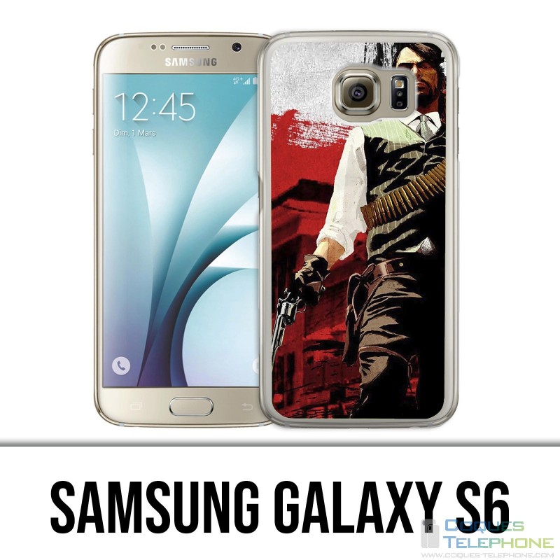 Carcasa Samsung Galaxy S6 - Red Dead Redemption Sun