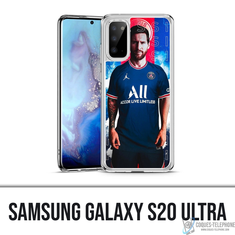 Cover Samsung Galaxy S20 Ultra - Messi PSG