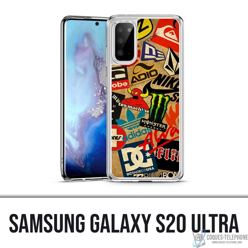Custodia per Samsung Galaxy S20 Ultra - Logo Skate Vintage