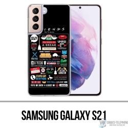 Samsung Galaxy S21 Case - Freunde Logo