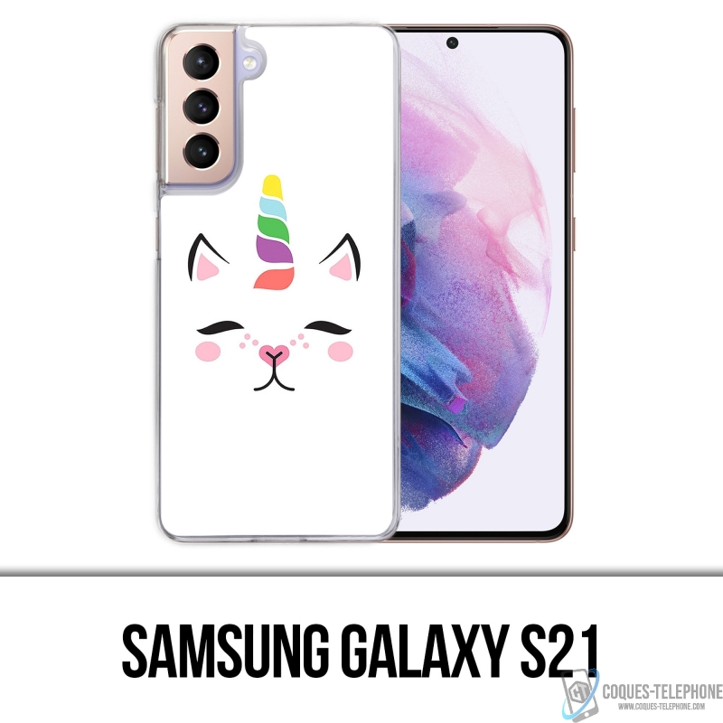 Cover Samsung Galaxy S21 - Gato Unicornio